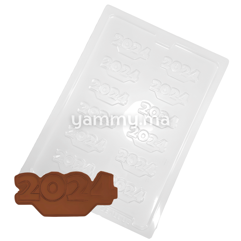 Moule Transparent à Chocolat "2024" - Zealous