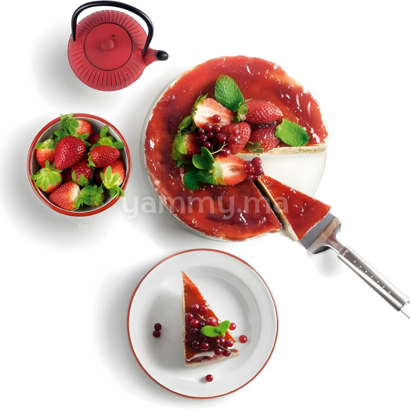 Moule Amovible Rond avec Base en Verre 22.5 cm - Ibili 875700 Moule Amovible Rond avec Base en Verre 22.5 cm - Ibili 875700