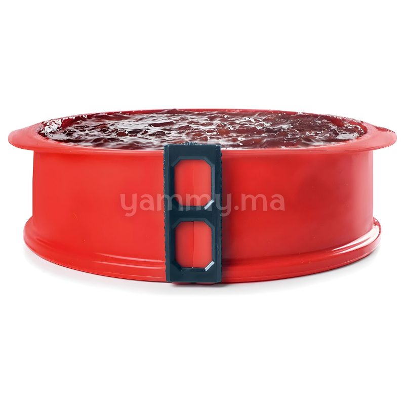 Moule Amovible Rond avec Base en Verre 22.5 cm - Ibili 875700 Moule Amovible Rond avec Base en Verre 22.5 cm - Ibili 875700