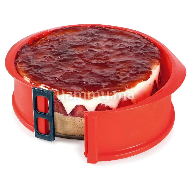 Moule Amovible Rond avec Base en Verre 22.5 cm - Ibili 875700 Moule Amovible Rond avec Base en Verre 22.5 cm - Ibili 875700