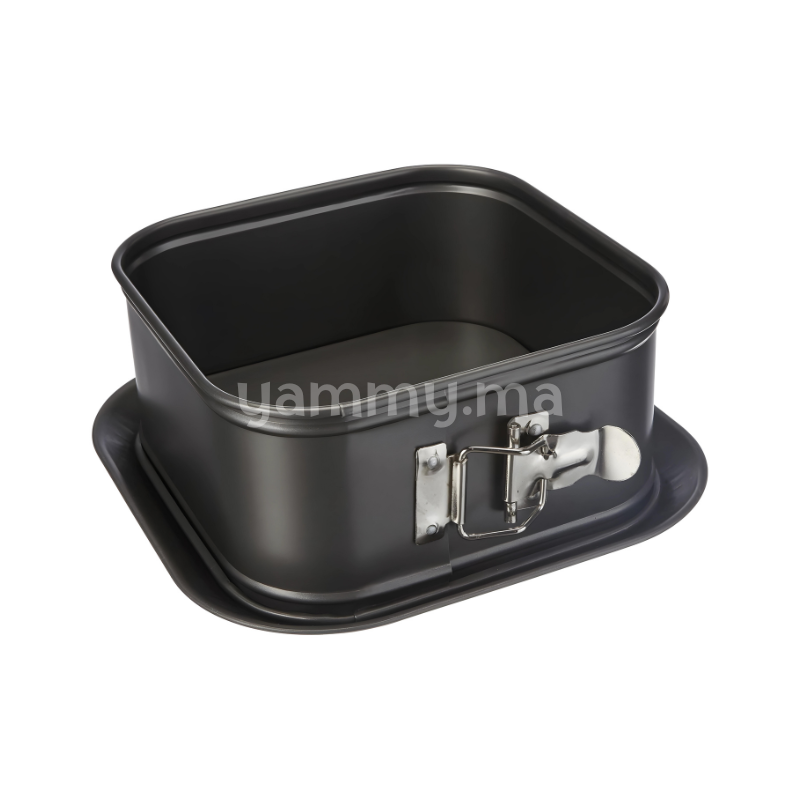 Moule à Charnière Carré Bord Haut 18cm - Patisse 02920 Moule à Charnière Carré Bord Haut 18cm - Patisse 02920