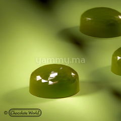 Moule Chocolat en Polycarbonate Ovale Facette "CW12064" - Chocolate World