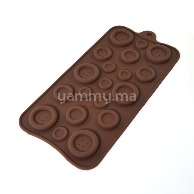 Moule Silicone 19 Bouttons  Moule Silicone 19 Bouttons