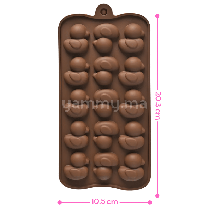 Moule Silicone à Chocolat 15 Canards Moule Silicone à Chocolat 15 Canards