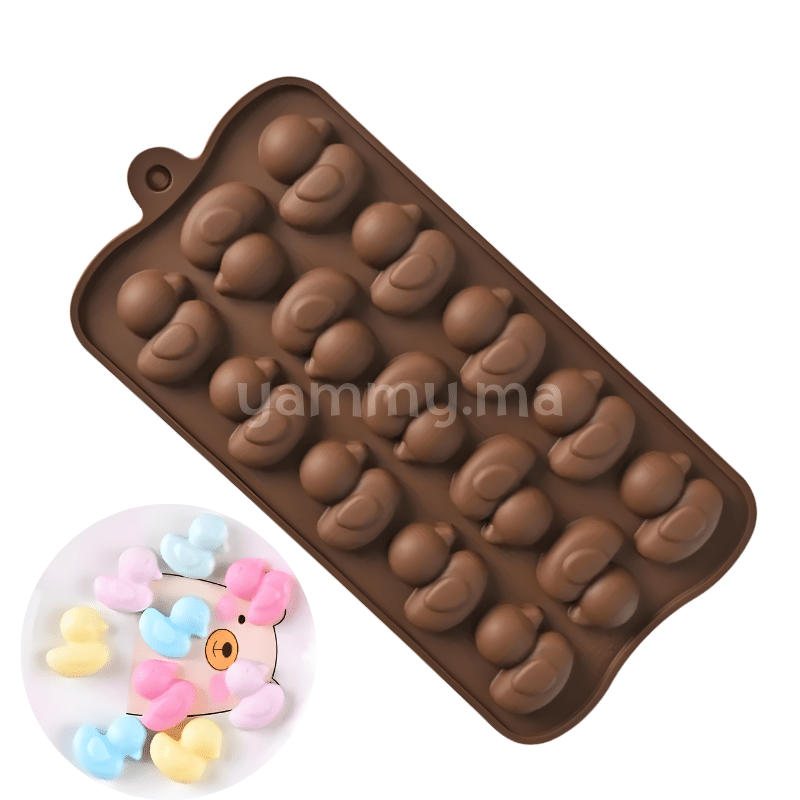 Moule Silicone à Chocolat 15 Canards