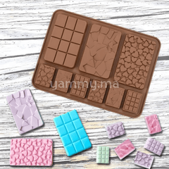 Moule Silicone 9 Mini Tablettes Chocolat
