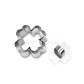 SET. 3 Moule en Inox a Mousse Individuel Fleur