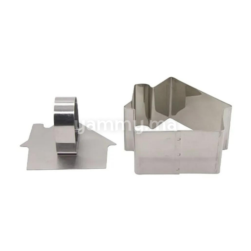 SET. 2 Moule en Inox a Mousse Individuel Maison SET. 2 Moule en Inox a Mousse Individuel Maison