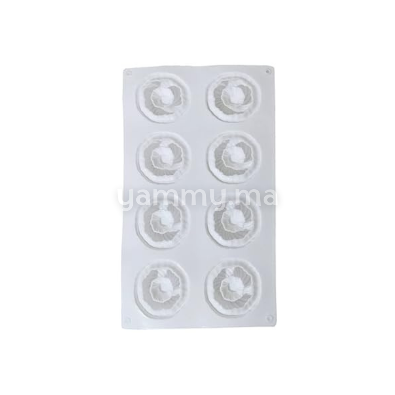 Moule Silicone 8 Savarine 3D Moule Silicone 8 Savarine 3D