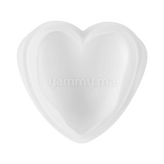 Moule Silicone Grand Coeur Bombé 3D