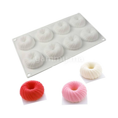 Moule Silicone 8 Savarine 3D