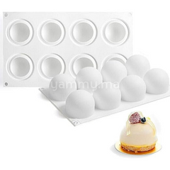 Moule Silicone 8 Sphère 3D