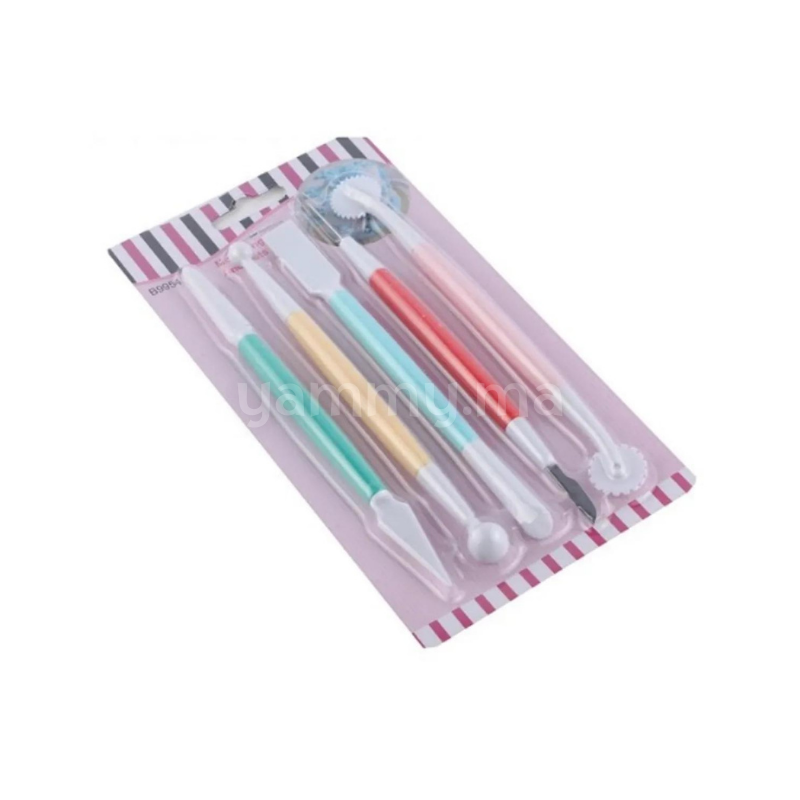SET. 5 Outils de Modelage pour Pâte a Sucre