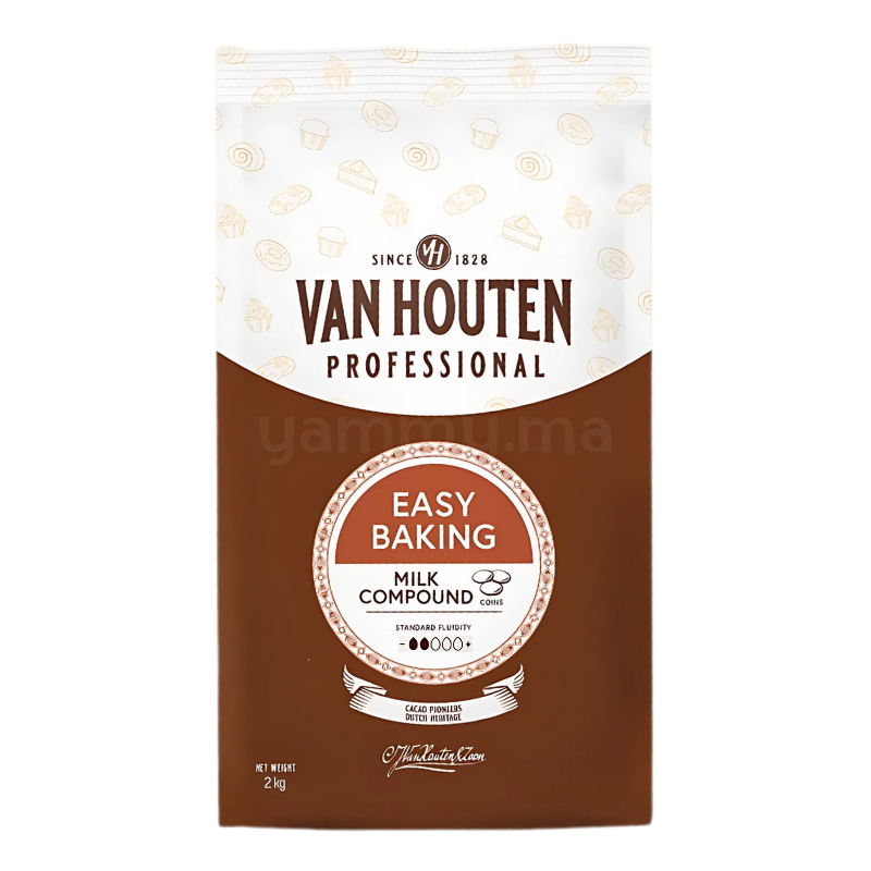 Pistoles de Sucre Chocolaté Pâte à Glacer au Lait 2kg - Van Houten