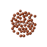 Perles Crunchy Chocolat au Lait "Agate" 4 mm 50gr (Repack) - Barbara Luijckx