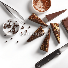 Perles Crunchy Chocolat Noir "Onyx" 4 mm 30gr (Repack) - Barbara Luijckx