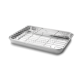 Plat à Four avec Grille en Inox 23.5x15.5 cm - Lacor 15563