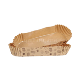 SET. 20 Caissettes à Tartelette Oblong / Éclair en Papier kraft 14.5 cm