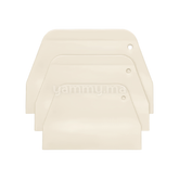 SET. 3 Grattoirs & Coupe-Pâtes en Plastique 13.5 cm - 15.5 cm - 19.5 cm