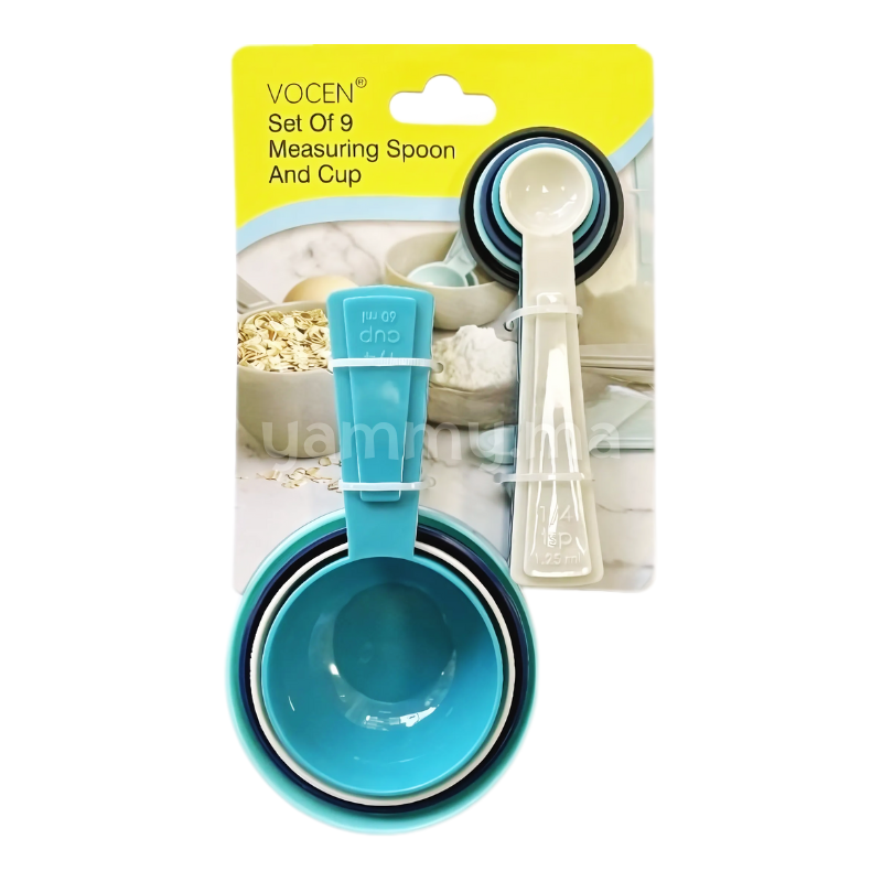 SET. 4 Casseroles et 5 Cuillères à Mesurer en Plastique – Vocen
 SET. 4 Casseroles et 5 Cuillères à Mesurer en Plastique – Vocen