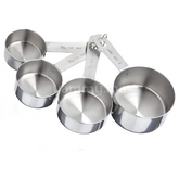 SET. 4 Casseroles à Mesurer en Inox