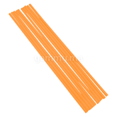 SET.10 Tiges Support Gâteau en Plastique Orange 34 cm