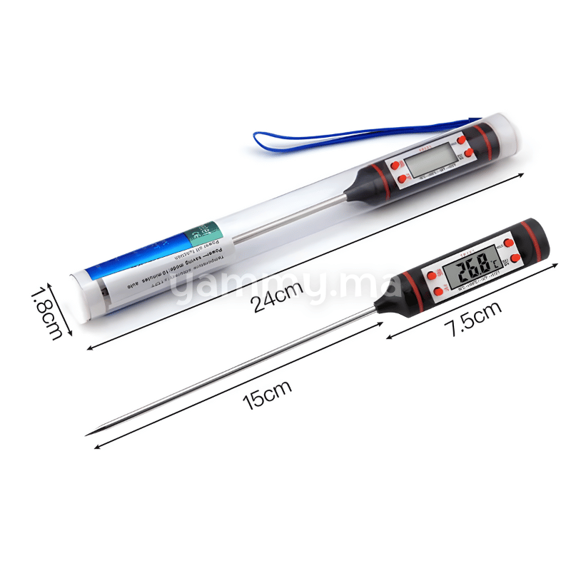 Thermomètre de Cuisine Digital 24 cm Thermomètre de Cuisine Digital 24 cm