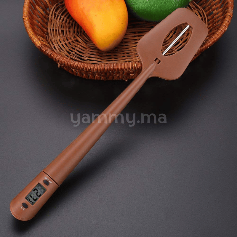 Spatule Thermomètre, Thermomètre Numérique au Chocolat Thermomètre de Cuisson Digital pour Le Chocolat, Les Crèmes, Les Sauces, Les Confitures et Les Sirops Spatule Thermomètre, Thermomètre Numérique au Chocolat Thermomètre de Cuisson Digital pour Le Chocolat, Les Crèmes, Les Sauces, Les Confitures et Les Sirops
