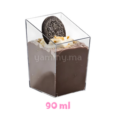 SET. 12 Verrines Carrées 90ml GA82