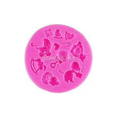 Moule Silicone Thème Baptême