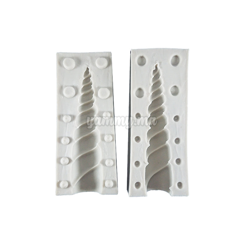 Moule Silicone Corne de Licorne 3D