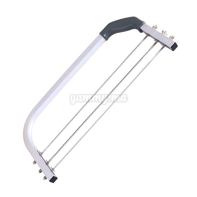 Niveleur de Gâteau à 3 Couteaux en acier inoxydable