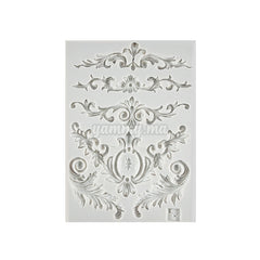 Moule Silicone 6 Feuilles Rétro