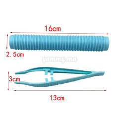 Rouleau à Pâtisserie Milleraies 16 cm avec Pince en Plastique