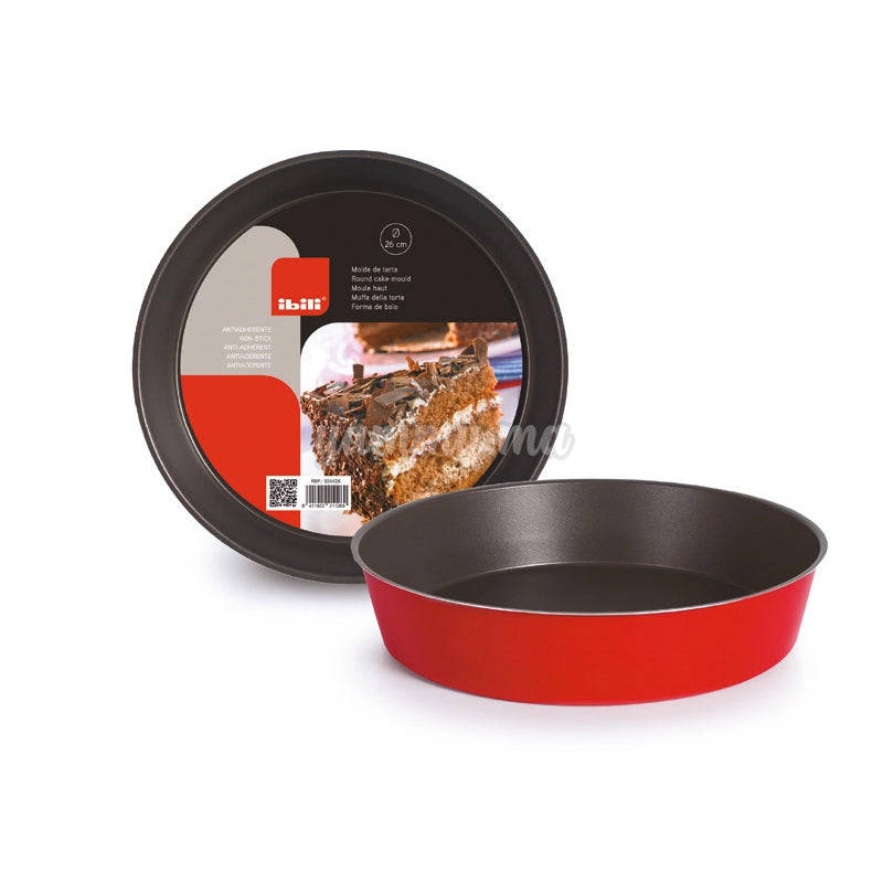 Moule Haut Rond Aluminium "Venus" 22 x h 4.8 cm - Ibili 355422