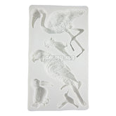 Moule Silicone 5 Oiseaux