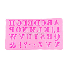 Moule Silicone Lettres Alphabets