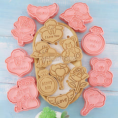 EMPORTE-PIÈCES THÈME AMOUR LOVE