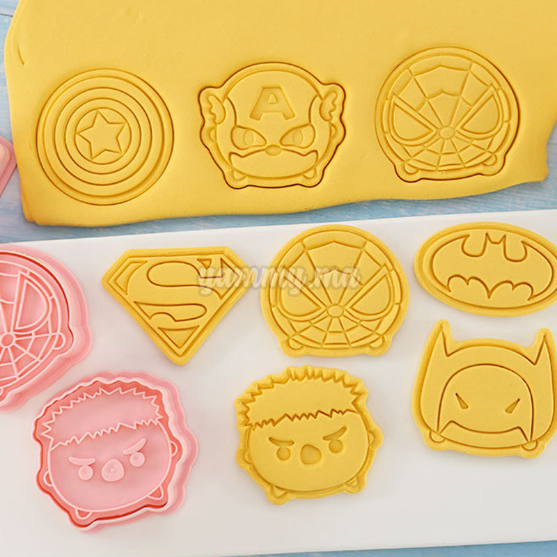 Emporte-Pièces Super Héros Décorations de Biscuit Emporte-Pièces Super Héros Décorations de Biscuit