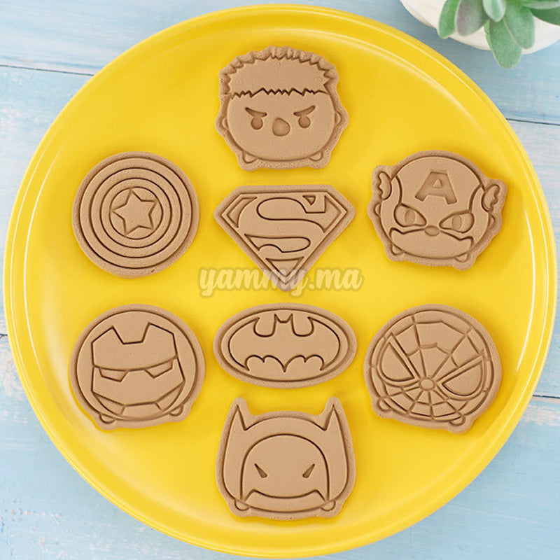 Emporte-Pièces Super Héros Décorations de Biscuit Emporte-Pièces Super Héros Décorations de Biscuit