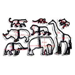 Lot 8 Emporte-pièces Animaux