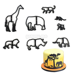 Lot 8 Emporte-pièces Animaux