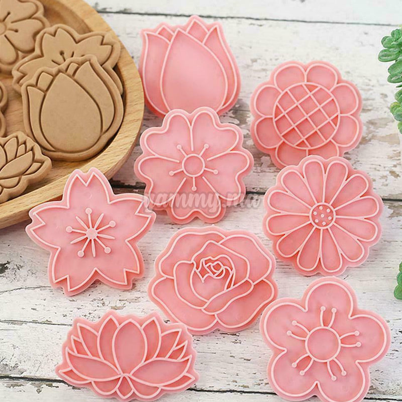 Emporte-pièce et découpoirs fleurs pour pâtisserie Emporte-pièce et découpoirs fleurs pour pâtisserie