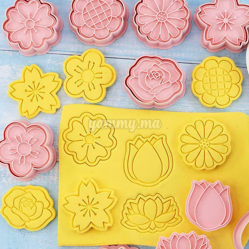 Emporte-pièce et découpoirs fleurs pour pâtisserie Emporte-pièce et découpoirs fleurs pour pâtisserie