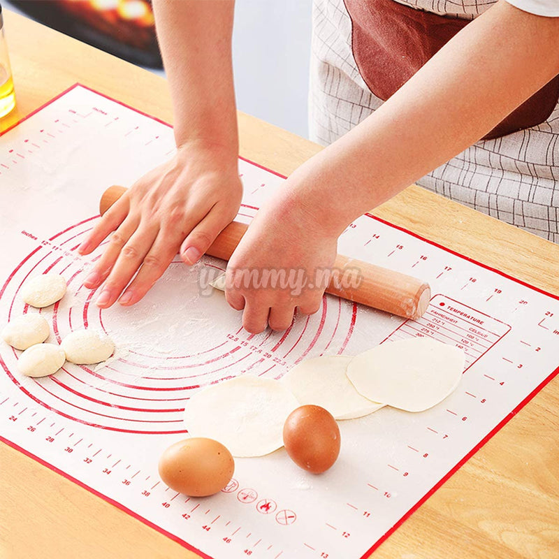 Tapis Silicone Patisserie Pour Etaler la Pâte 64x46cm Tapis Silicone Patisserie Pour Etaler la Pâte 64x46cm