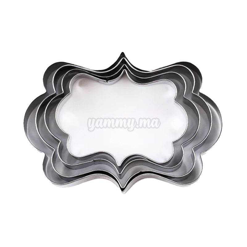 Lot 4 Emporte-pièces Plaque & Cadre 1