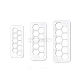 Lot 3 Emporte-pièces Hexagones