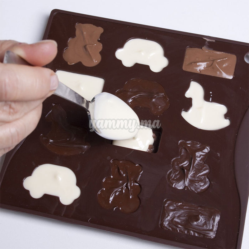 Moule Silicone Choco-ice Toys "CHOCO07" - Pavoni Moule Silicone Choco-ice Toys "CHOCO07" - Pavoni