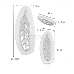 Set 3 Emporte-pièces Plumes