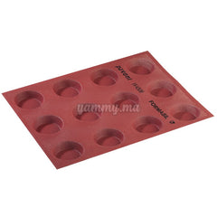 Tapis en Silicone Perforé Rond 65 mm "Formasil"  40/30 cm - Pavoni FF4308